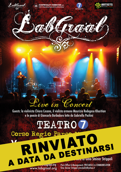 2023-05-26 - LabGraal live - Venerdì 26 maggio 2023, ore 21.30  Teatro 7