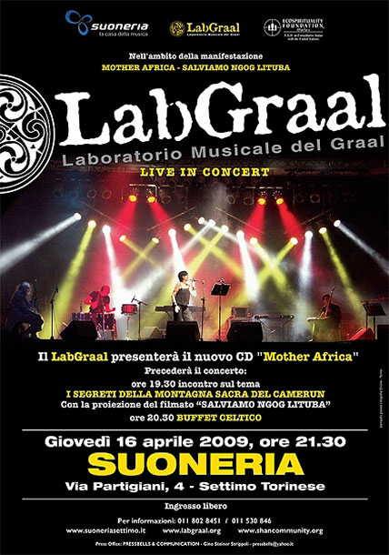 LabGraal presenta il CD Mother Africa