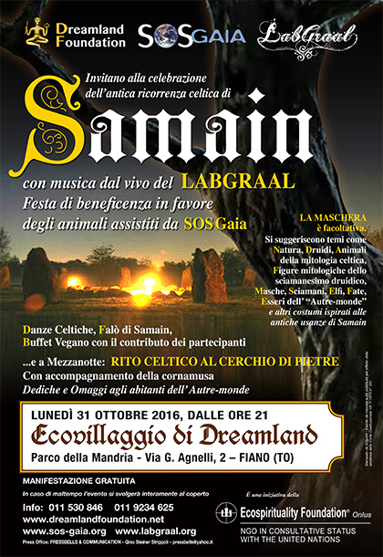 Samain con il LabGraal - 31 ottobre 2016 - Ecovillaggio di Dreamland 